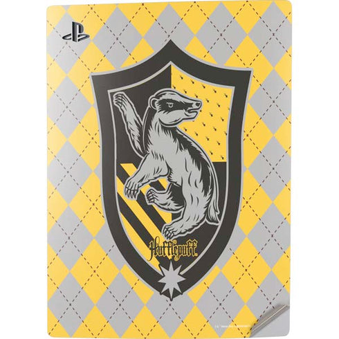 Wizarding World Harry Potter Hufflepuff Crest PS5 Digital Edition Console Skin